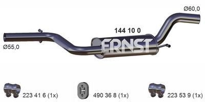 MITTELSCHALLDäMPFER