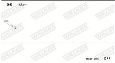 ABGASANLAGE WALKER MBK115065