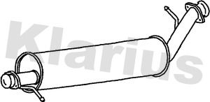 KLARIUS 230696 Глушитель выхлопных газов  для LAND ROVER RANGE ROVER II (P38A) 2.5 D 4x4