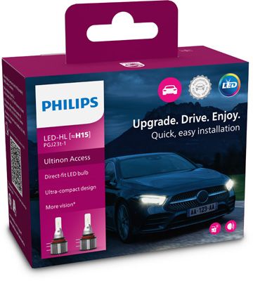 AMPOULE ULTINON ACCECC 2500 LED H15 12V 24V 16W PGJ23T-1 (SANS ECE)