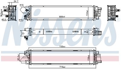INTERCOOLER COMPRESOR NISSENS 961272 4