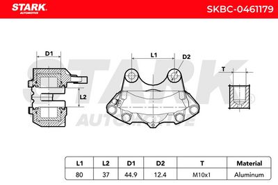 спирачен апарат STARK SKBC-0461179