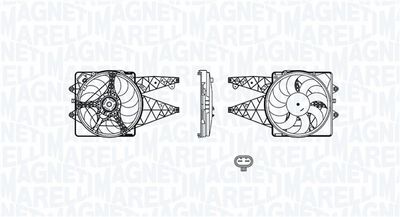 MAGNETI MARELLI Ventiliatorius, radiatoriaus