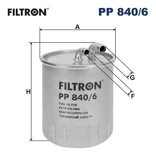 Filtr paliwa FILTRON PP 840/6 produkt