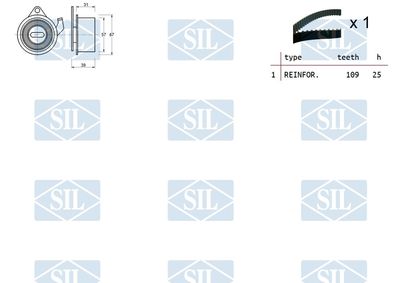 SET CUREA DE DISTRIBUTIE Saleri SIL TK1457 1