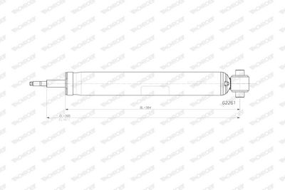 Schokdemper Achter Links/Rechts past: AUDI Q5 2.0-3.0DH 06.16-