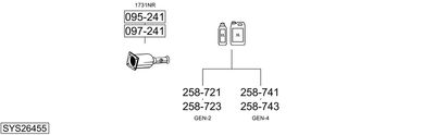 Układ wydechowy BOSAL SYS26455