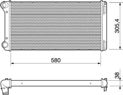 Radiateur - CR1109000P - MAHLE