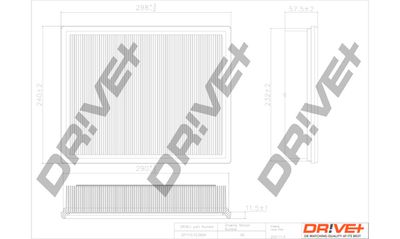 Dr!ve+ DP1110.10.0694 Воздушный фильтр  для SSANGYONG  (Сан-янг Актон)