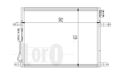Конденсатор, кондиционер ABAKUS 023-016-0002 для JEEP GRAND CHEROKEE