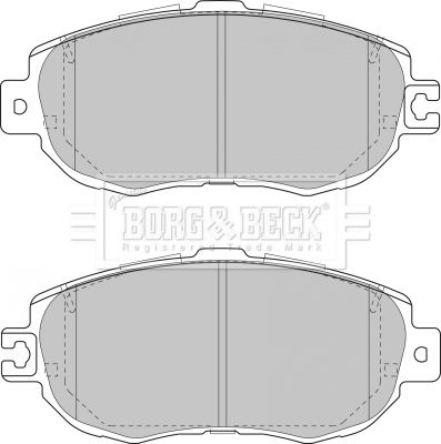BORG & BECK BBP1352 Тормозные колодки и сигнализаторы  для LEXUS LS (_F1_) 400 (UCF10)