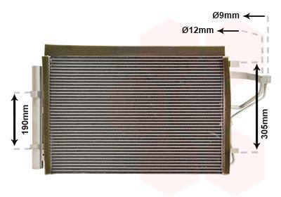 CONDENSATOR CLIMATIZARE VAN WEZEL 82005308