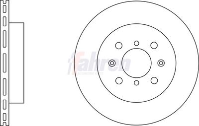 Fahren Brake Disc FBD6167