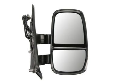 Zijspiegel Rechts (elektrisch, in reliëf, met verwarming, kort, met indicator, aerial) past: IVECO DAILY V 09.11-02.14