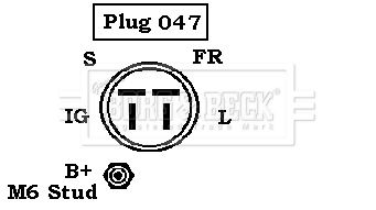Генератор BORG & BECK BBA2897 для ROVER 800