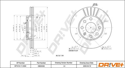 BREMSSCHEIBE DR!VE+ DP1010110350 2
