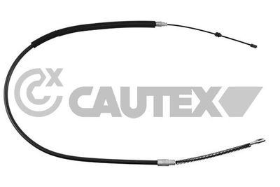 Тросик, cтояночный тормоз CAUTEX 763030 для VW TRANSPORTER