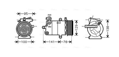 COMPRESOR CLIMATIZARE AVA QUALITY COOLING FDAK417