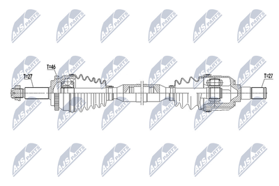 NTY NPW-HY-559 Сальник полуоси для KIA CEED (Киа Кеед)