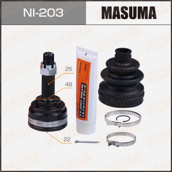 MASUMA NI-203 ШРУС  для NISSAN MICRA III (K12) 1.2 16V