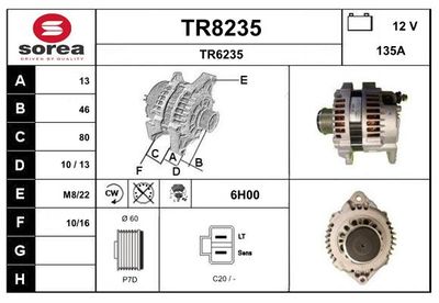 GENERATOR SNRA TR8235