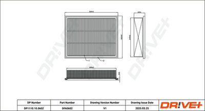 LUFTFILTER DR!VE+ DP1110100602