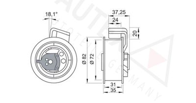 ROLA INTINZATOR CUREA DISTRIBUTIE AUTEX 641264 1