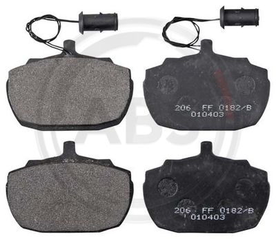 Комплект тормозных колодок, дисковый тормоз A.B.S. 36581 для AUSTIN AMBASSADOR