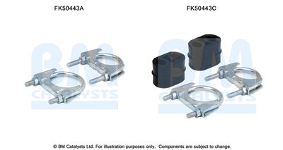 Монтажен комплект, изпускателна тръба BM Catalysts FK50443