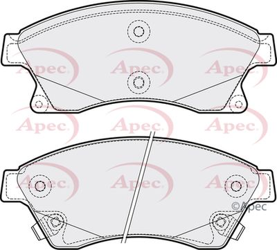 Brake Pad Set APEC PAD1771