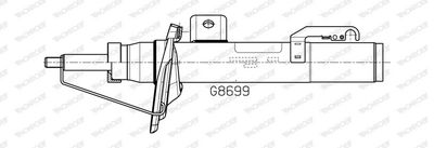 амортисьор MONROE G8699