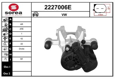 Brzdový třmen EAI 2227006E
