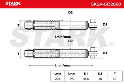 амортисьор STARK SKSA-0132860