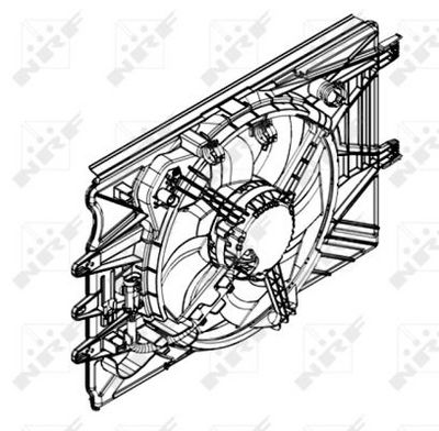 VENTILATOR RADIATOR NRF 47594 4