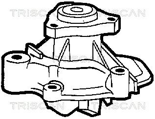 TRISCAN 8600 40802 Помпа (водяной насос)  для HONDA ACCORD (Хонда Аккорд)