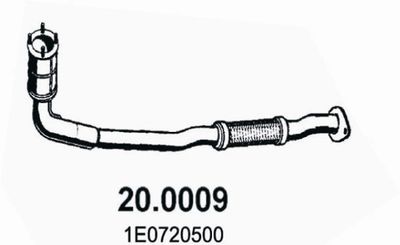 ASSO 20.0009 Катализатор  для FORD FIESTA IV (JA_, JB_) 1.8 D