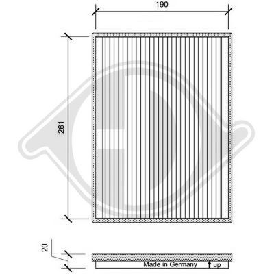 FILTER INNENRAUMLUFT DIEDERICHS DCI0157