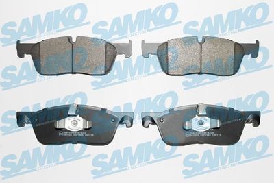 SAMKO 5SP1965 Тормозные колодки и сигнализаторы  для LAND ROVER RANGE ROVER EVOQUE (L538) 2.0 D