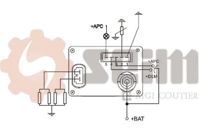 UNITATE DE CONTROL BUJII INCANDESCENTE SEIM 105500 2