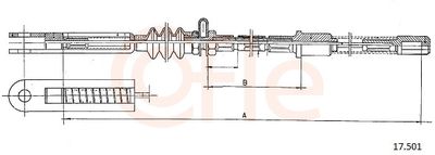 CABLU FRANA DE PARCARE
