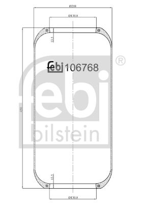 FEBI BILSTEIN Federbalg, Luftfederung