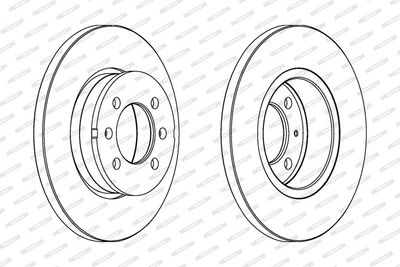 DISC FRANA FERODO DDF123 1
