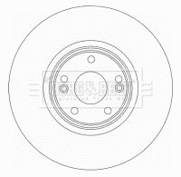 BORG & BECK BBD4438 Тормозные диски для RENAULT LAGUNA II (BG0/1_) 2.0 16V IDE (BG0N) BORG & BECK BBD4438 Тормозные диски для RENAULT LAGUNA II (BG0/1_) 2.0 16V IDE (BG0N)