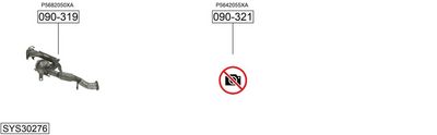 Изпускателна система BOSAL SYS30276