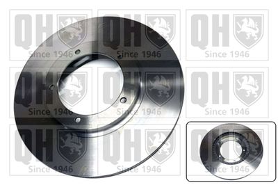 Тормозной диск QUINTON HAZELL BDC3601 для PORSCHE 914