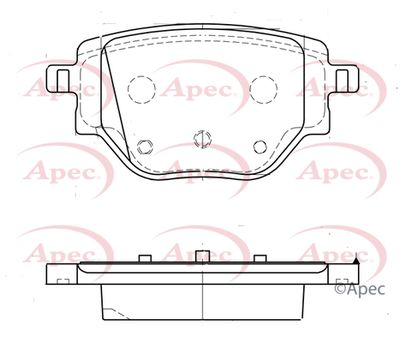 Brake Pad Set APEC PAD2337