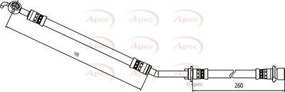 Brake Hose APEC HOS4088