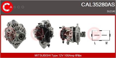 ALTERNATOR 12V 100A INA