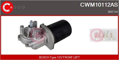 CASCO CWM10112AS Двигатель стеклоочистителя  для SEAT INCA (Сеат Инка)