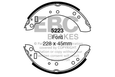 Комплект тормозных колодок EBC Brakes 5223 для GINETTA G27